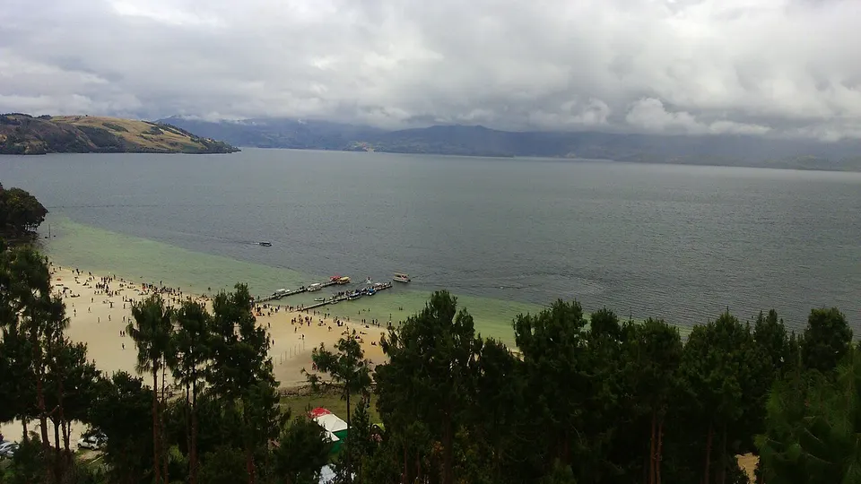 Panorámica Laguna de Tota — Tota, Colombia