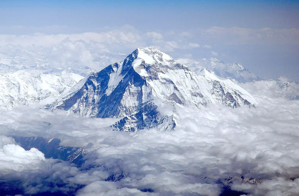 Dhaulagiri - view from aircraft — Myagdi, Nepal