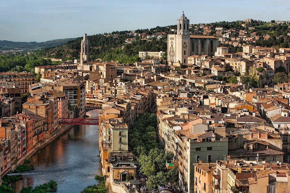 Girona des de l aire edited — Girona, Spain