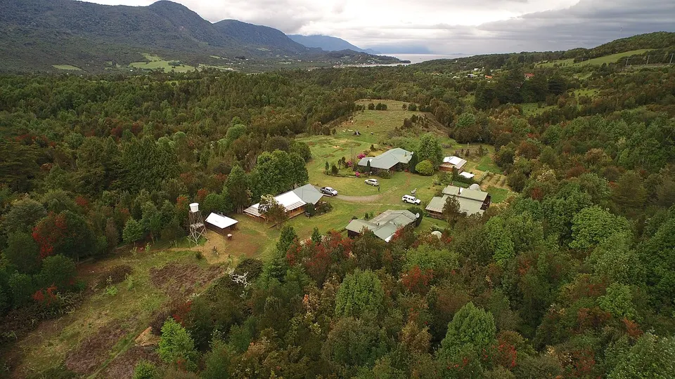 Vista aérea del Parque Katalapi — Provincia de Llanquihue, Chile