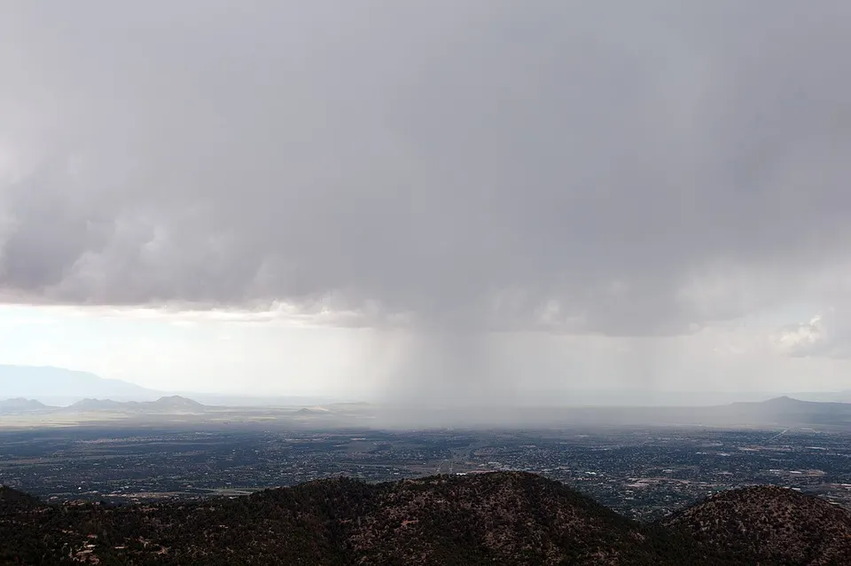 Storm off Atalaya Mountain (10128125385) — Santa Fe, United States