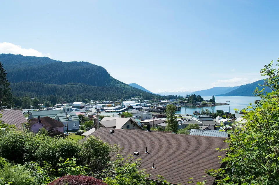 Overview of the town of Wrangell, AK June 7th 2016 — Wrangell, United States