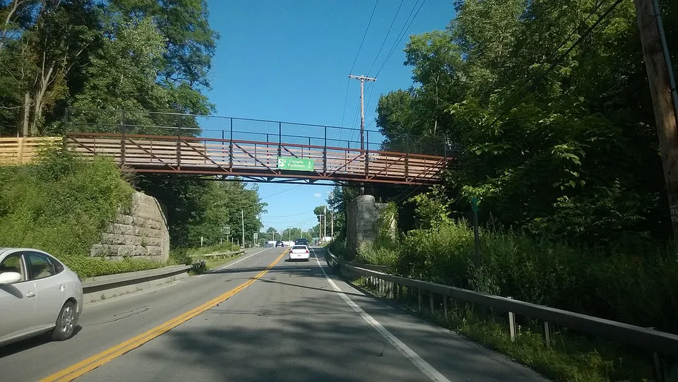 Rail trail bridge — Ontario, United States