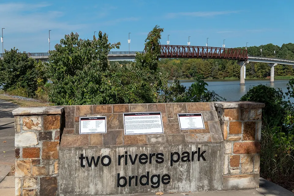 Two Rivers Park Bridge, Little Rock Arkansas — Pulaski, United States