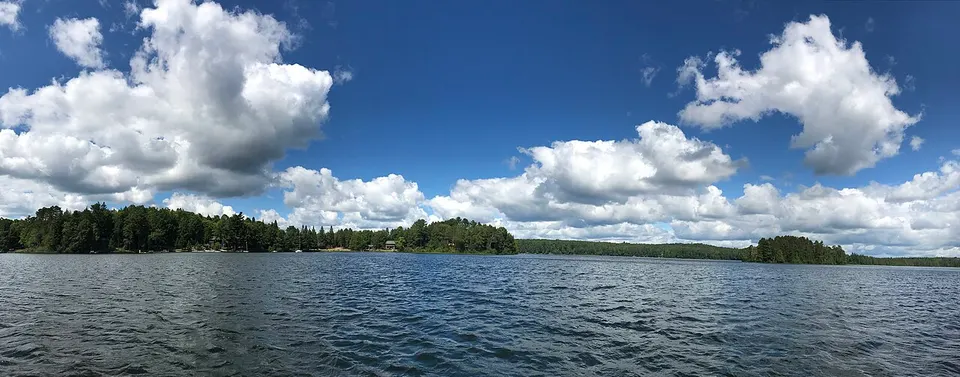 Camp Highlands from Across Plum Lake — Vilas, United States