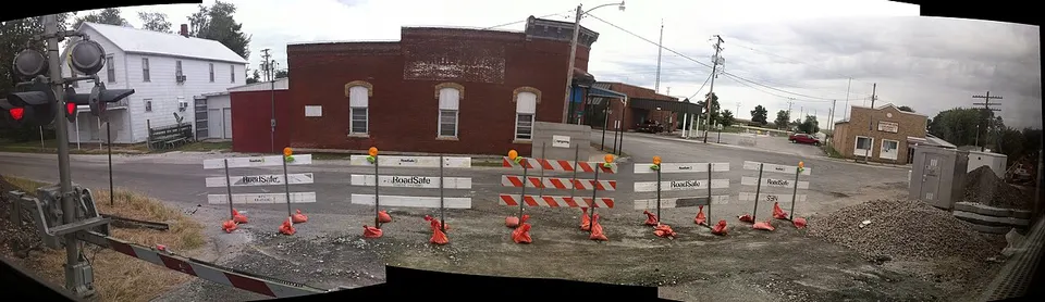 Panoramic from a stalled Amtrak - panoramio — Macoupin, United States