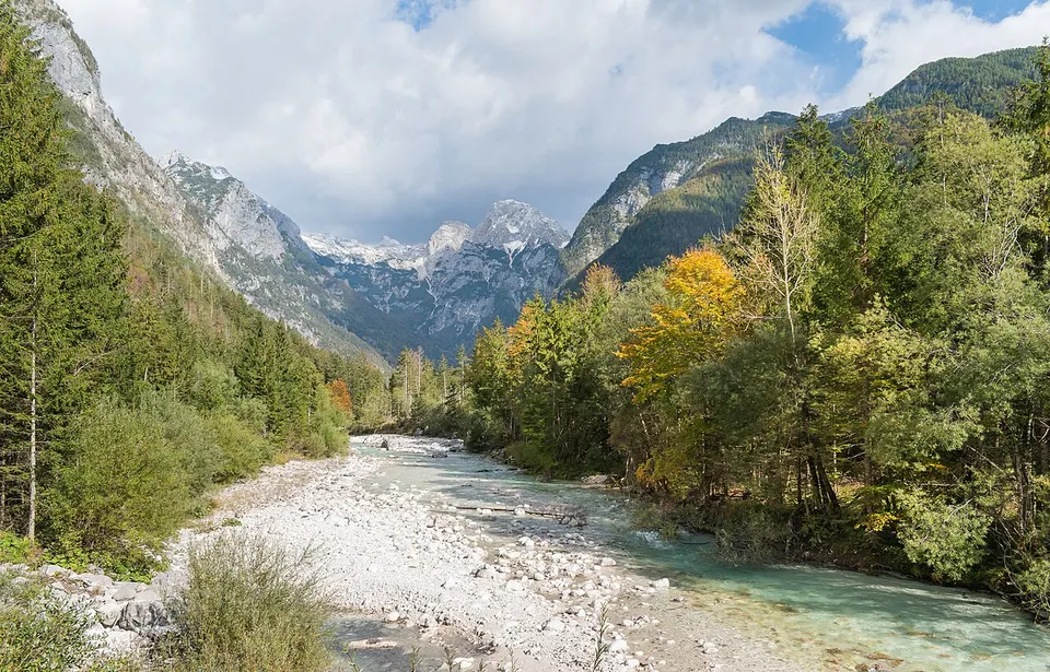 Soca river in Trenta (1) — Bovec, Slovenia