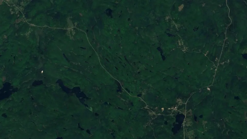 Natural-color satellite photograph of Kingston--Pembroke (2016 mosaic) — Kingston--Pembroke, Canada