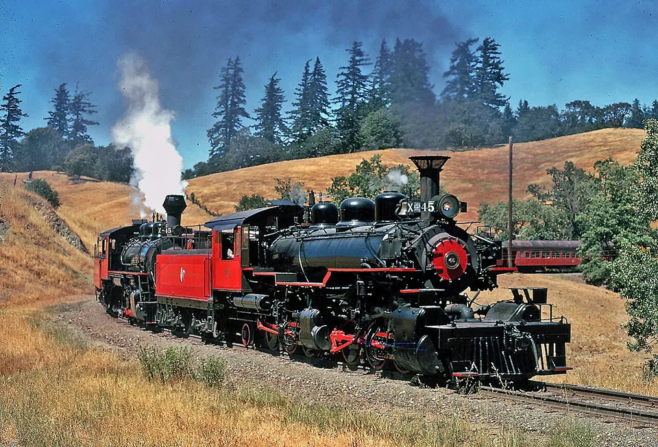 CW 46 & 45 at Summit June 1974 — Mendocino, United States