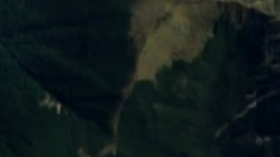Natural-color satellite photograph of Buller District (2016 mosaic) — Buller District, New Zealand