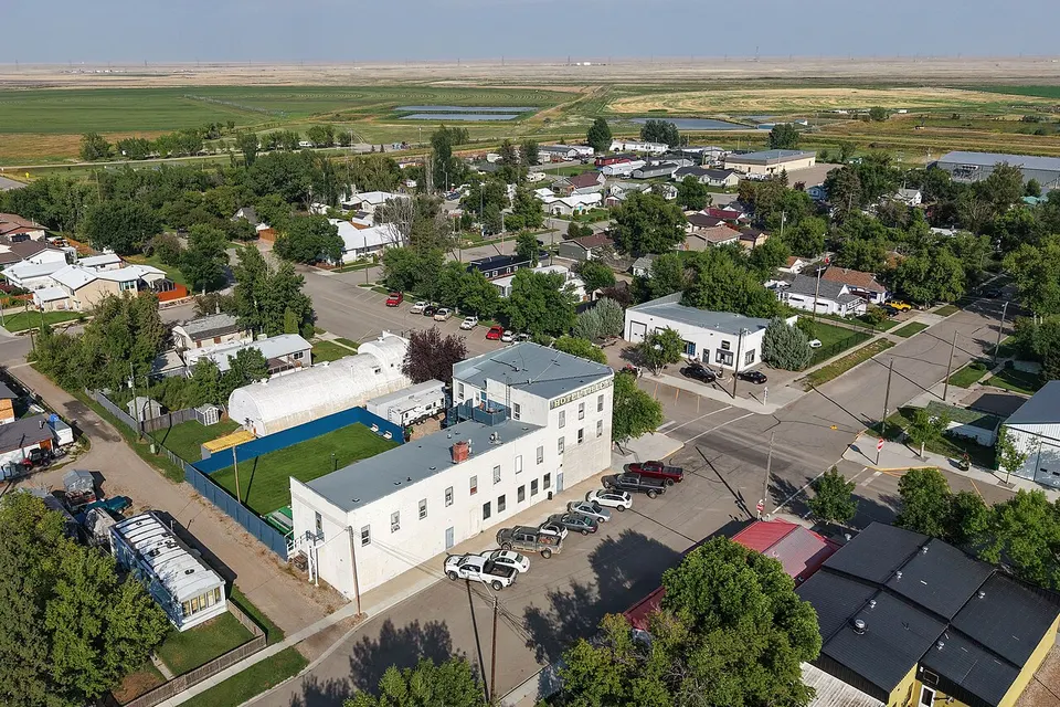 Tilley, Alberta aerial view — Lethbridge--Medicine Hat, Canada