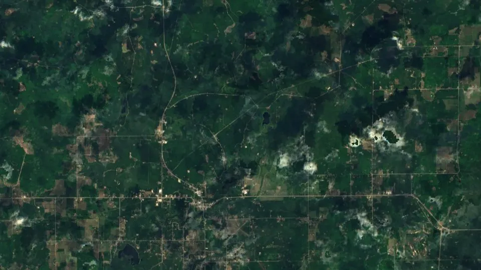 Natural-color satellite photograph of Montmorency (2016 mosaic) — Montmorency, United States