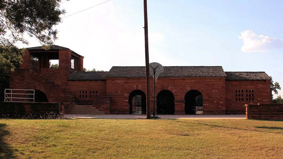 Abilene SP Concession Building East Elevation — Taylor, United States
