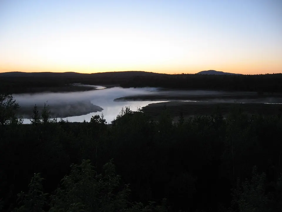 Sunrise over Stream - panoramio — Hancock, United States