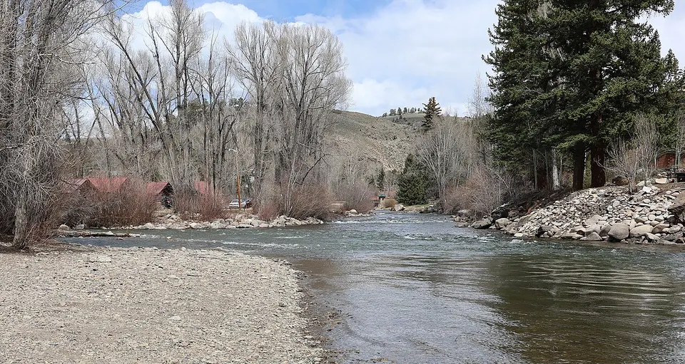 Confluence of the East and Taylor rivers in Colorado — Gunnison, United States