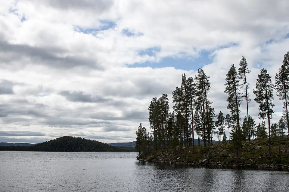 Storuman sjö vid Slussfors-2 — Storuman, Sweden