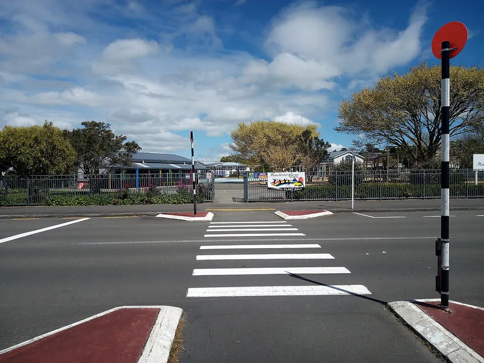 Manchester St School Panorama — Manawatu District, New Zealand