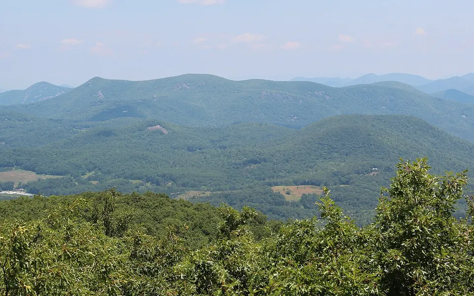 Scaly Mountain NC seen from Rabun Bald — Rabun, United States