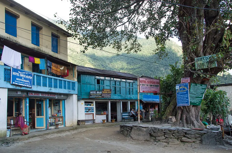Bahundanda village - Annapurna Circuit, Nepal - panoramio — Lamjung, Nepal