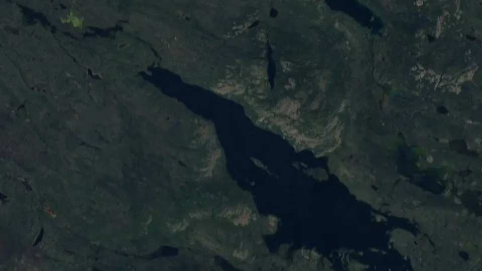 Natural-color satellite photograph of Northwest Territories / Terri* (2016 mosaic) — Northwest Territories / Terri*, Canada