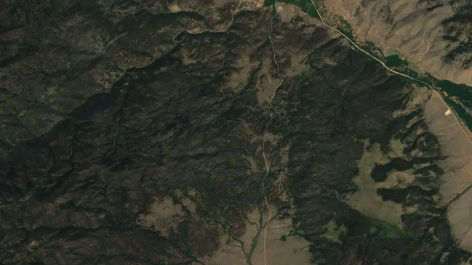 Natural-color satellite photograph of Jefferson (2016 mosaic) — Jefferson, United States