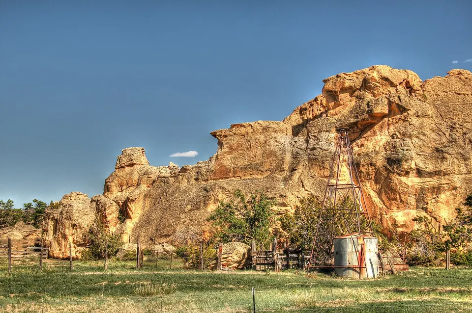 Old Broken Down Windmill — Apache, United States