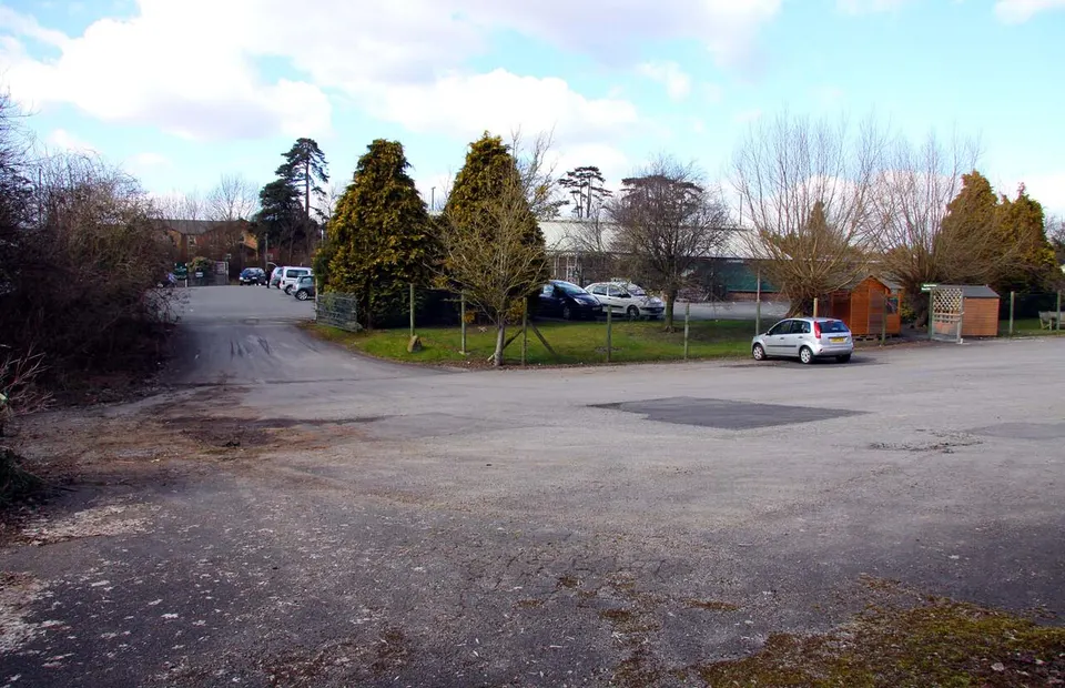 The car park at Wyevale Garden Centre in Brockworth - geograph.org.uk - 1753488 — Gloucestershire, United Kingdom