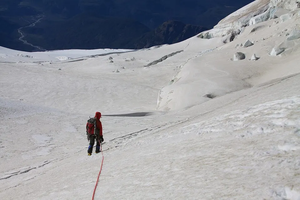 Argentina - Mt Tronador Ascent - 36 - descending our route (6834404026) — Geographic area 62sv, Argentina