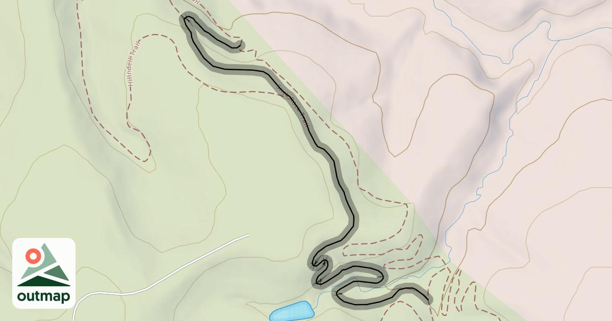 Map of Slick Rock Trail