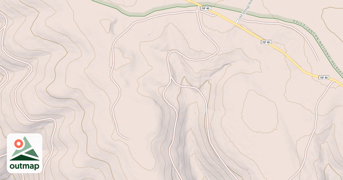 Map of USFS National Forest System Roads {1D3AD5C3-A74C-41FC-9D73-25B3F6F2F03C}