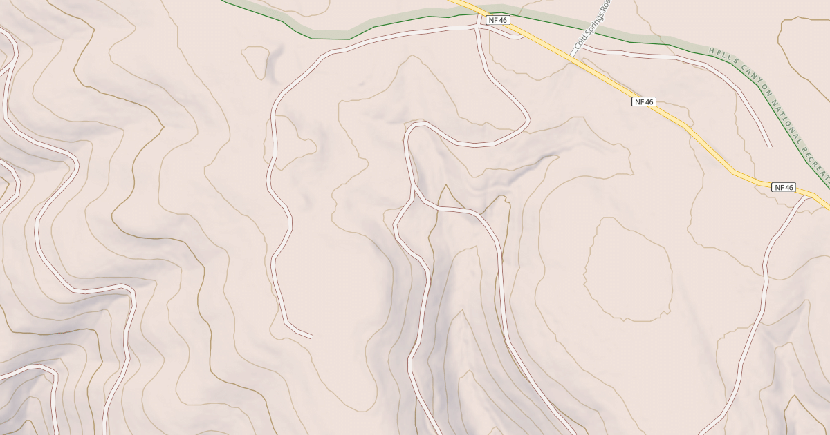 Map preview of USFS National Forest System Roads {1D3AD5C3-A74C-41FC-9D73-25B3F6F2F03C}