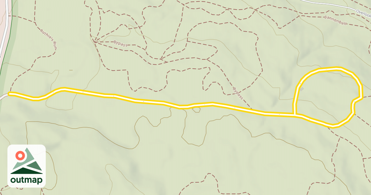 Map of Chalet Trail