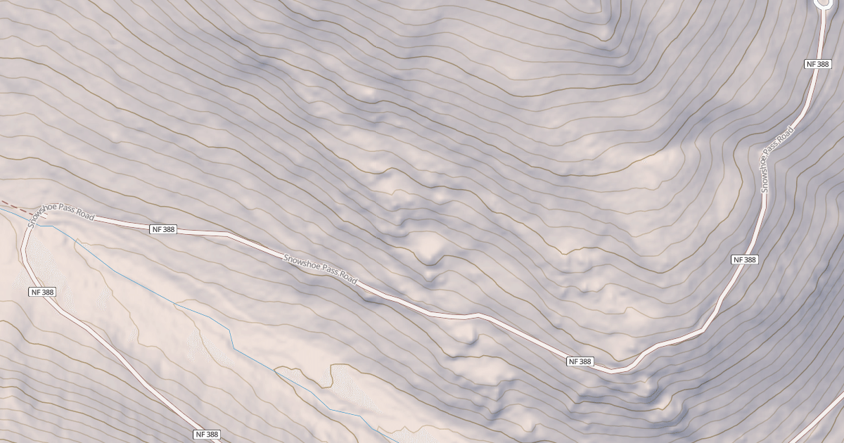 Map preview of SNOWSHOE PASS