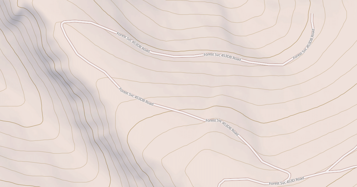 Map preview of USFS Motor Vehicle Use Map Roads {B41FB78E-AEDF-4412-8559-610CE9C73128}