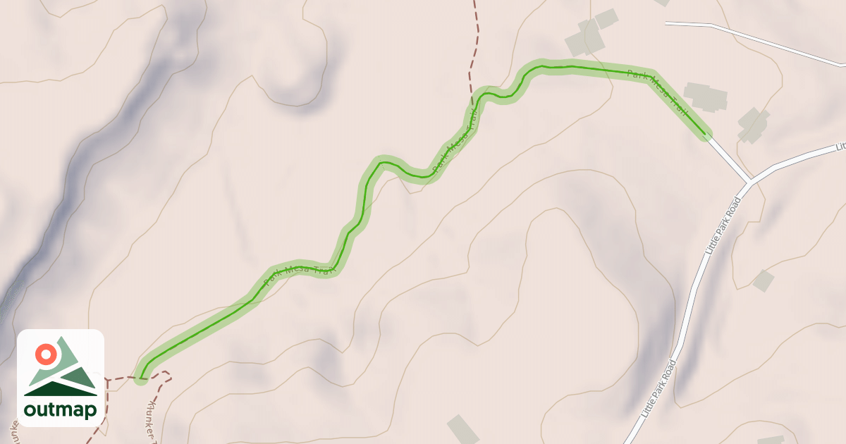 Map of Park Mesa Trail