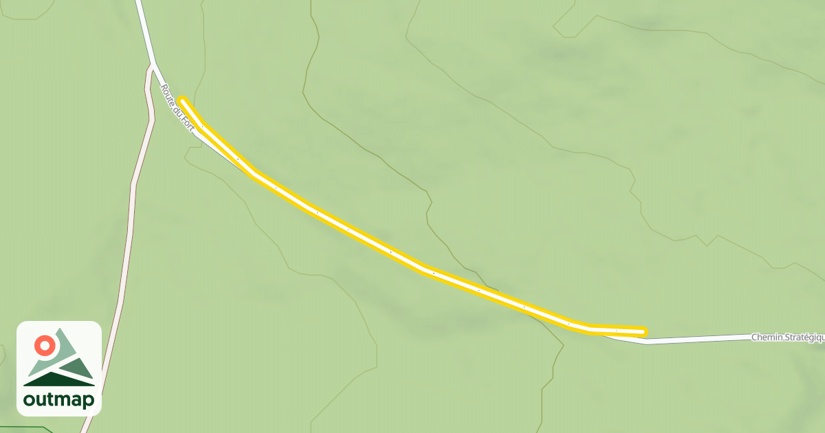 Map of Route du Fort