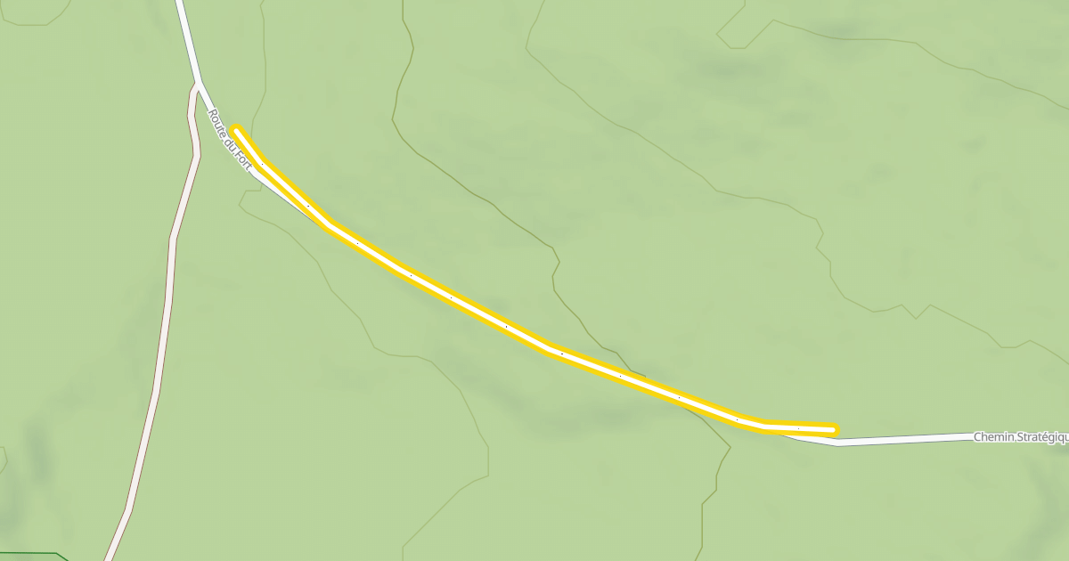 Map preview of Route du Fort