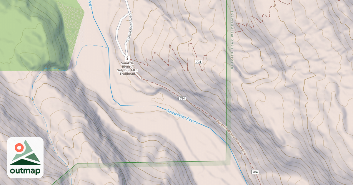 Map of SUIATTLE TRAIL HEAD