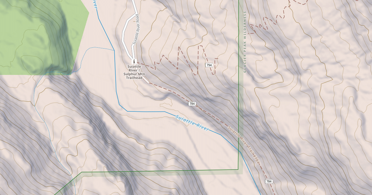 Map preview of SUIATTLE TRAIL HEAD