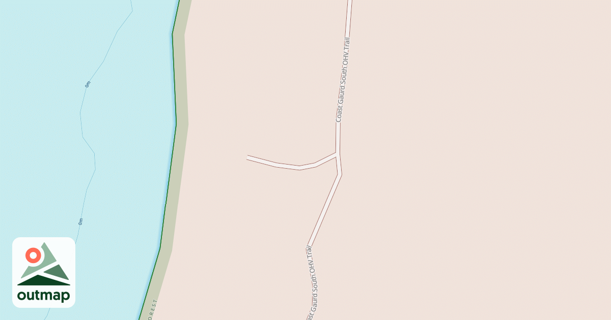 Map of Coast Guard Beach Access Ohv