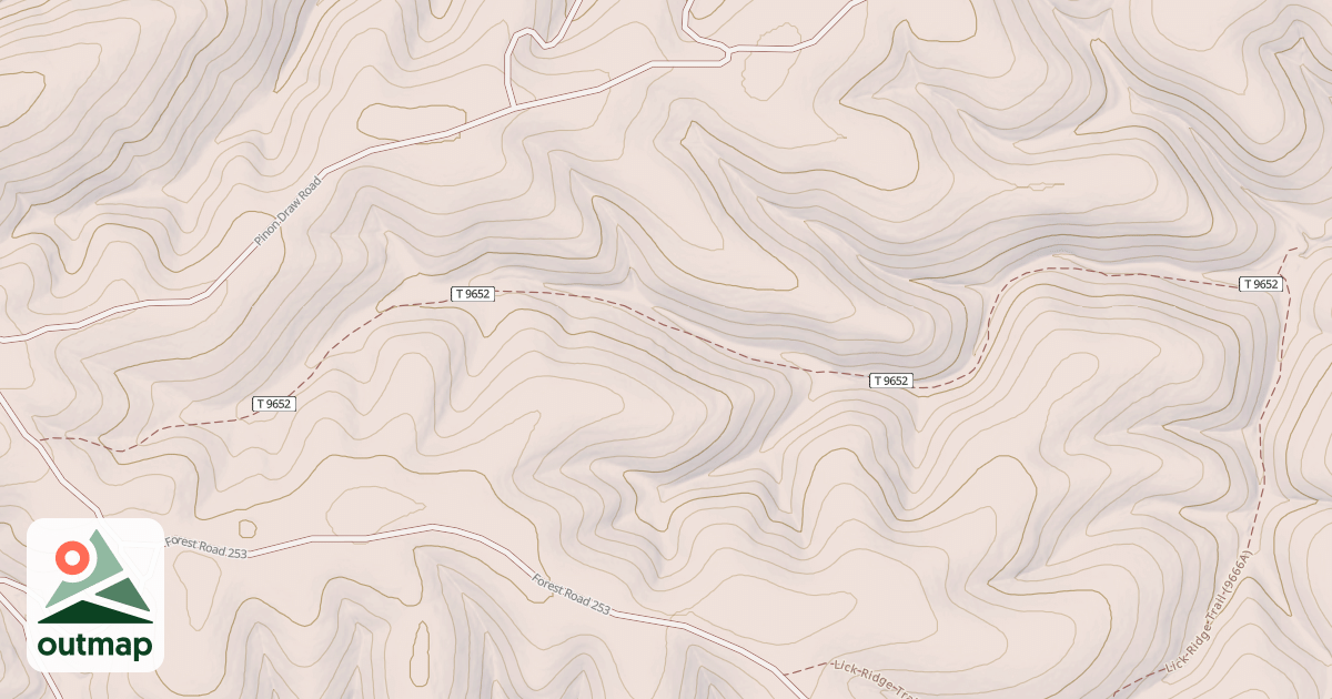 Map of LONG CANYON