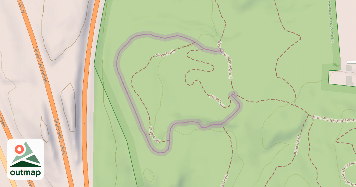 Map of Pink Trail