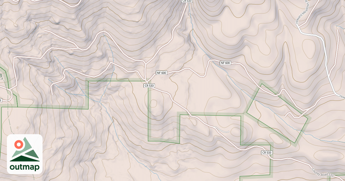 Map of California Gulch Snowmobile
