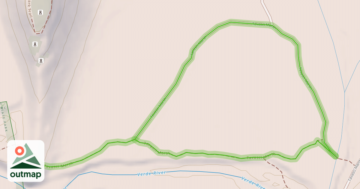 Map of Tavasci Marsh