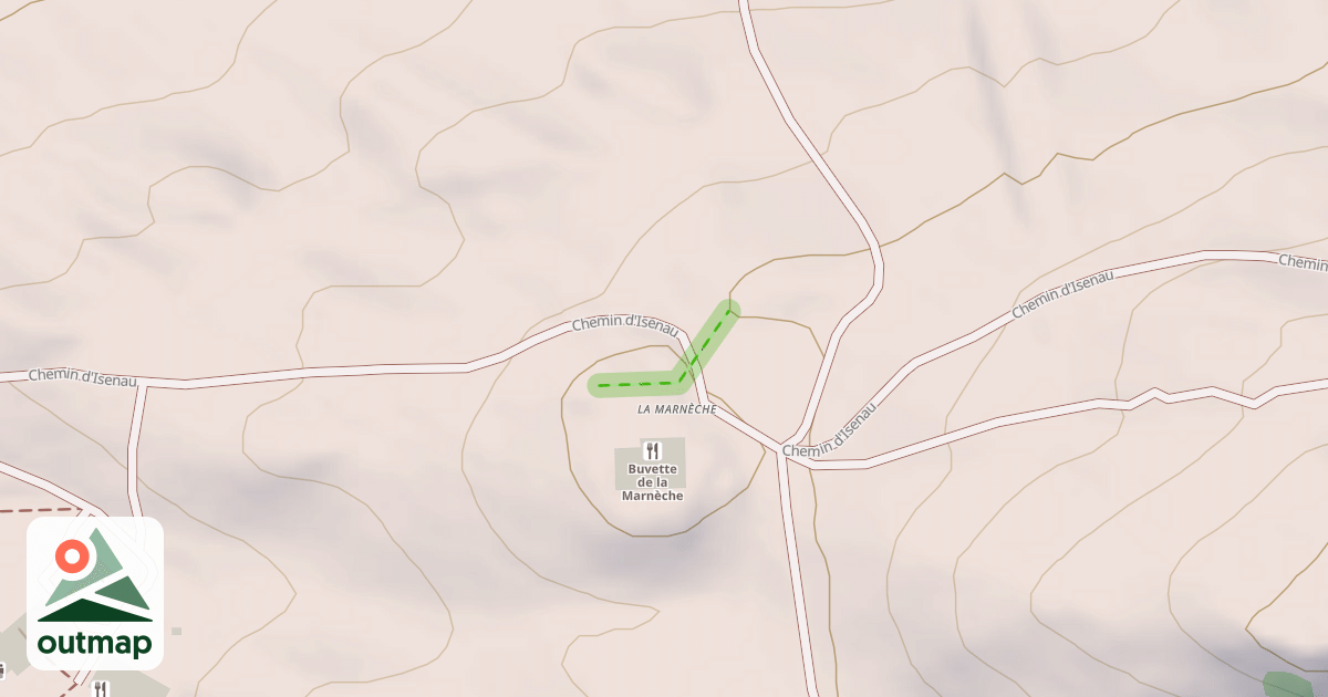 Map of (abandonné) piste