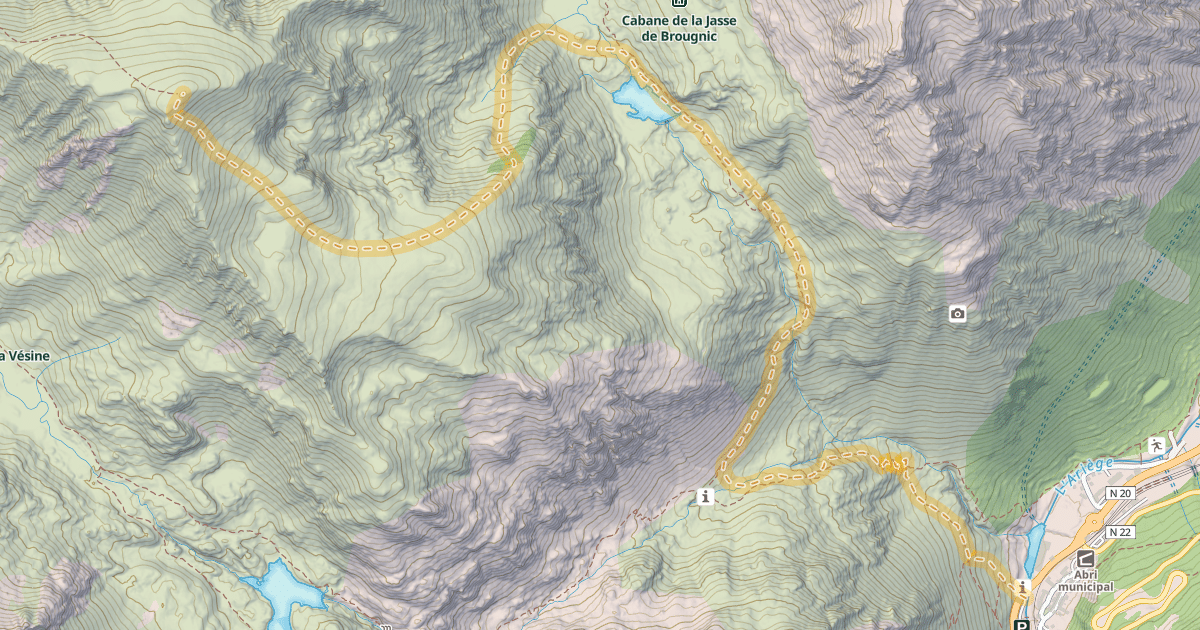 Map preview of Pic de Nérassol — L'Hospitalet-près-l'Andorre
