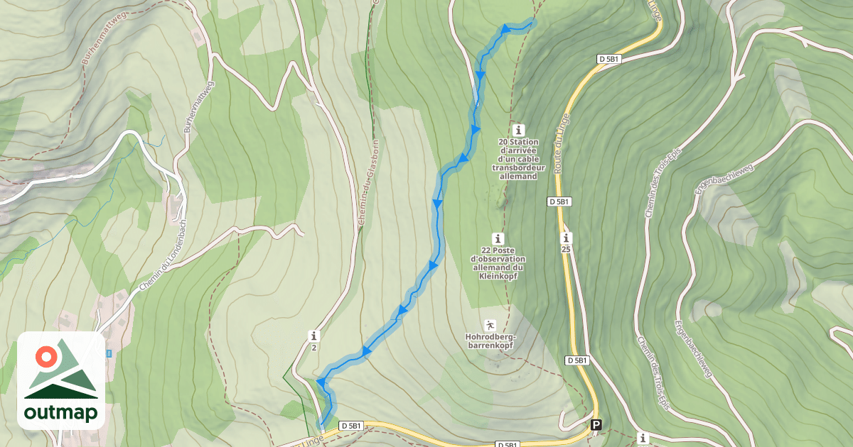 Map of Enduro Trail Mémorial