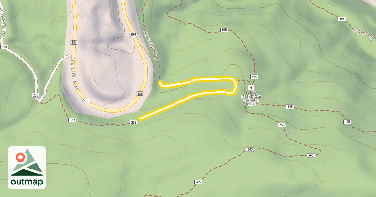 Map of Challenge Trail