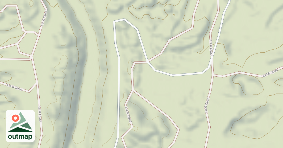 Map of Interlake State Recreation Area Trails