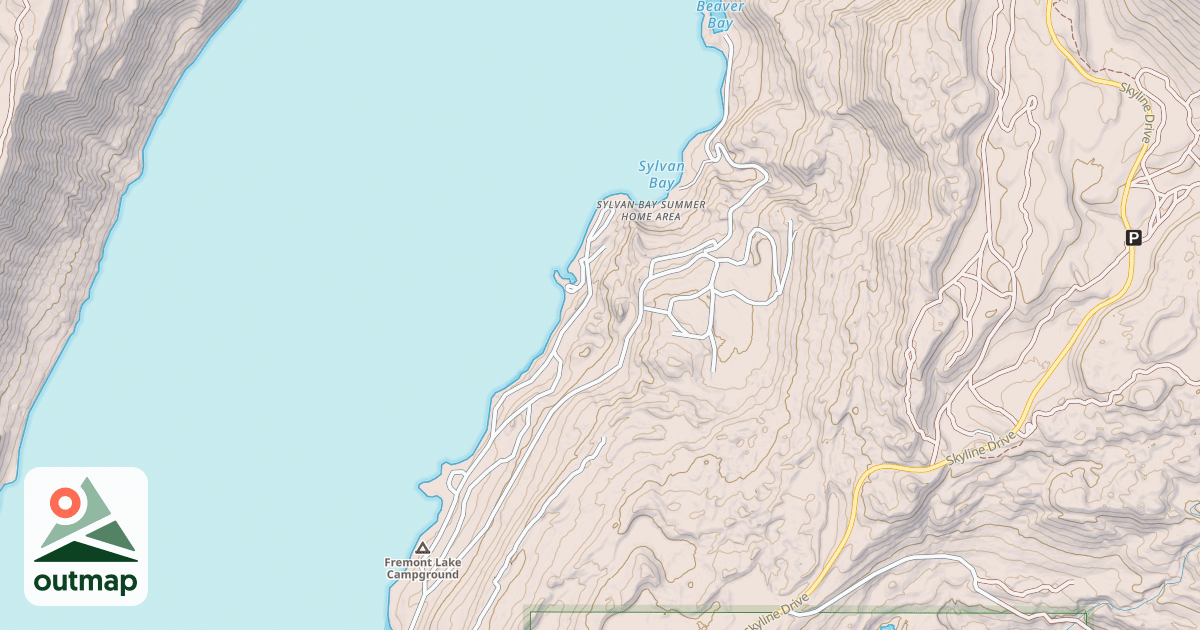Map of FREMONT SUMMER HOMES (OSPREY)